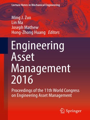cover image of Engineering Asset Management 2016